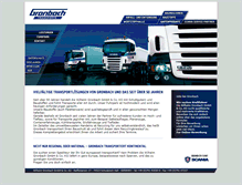 Tablet Screenshot of gronbach-transporte.de